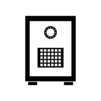 Safe box illustrated on white background vector