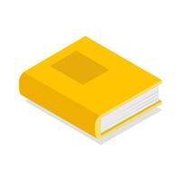 icono de libro en el fondo vector