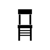 Chair illustrated on white background vector