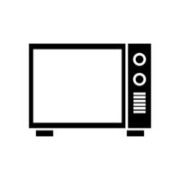 Microwave oven illustrated on white background vector