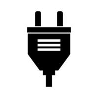 Plug illustrated on white background vector