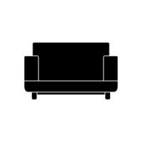 Couch illustrated on white background vector