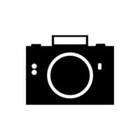 Camera illustrated on white background vector