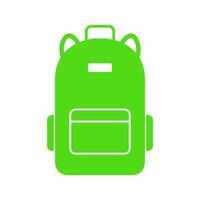 Backpack illustrated on white background vector
