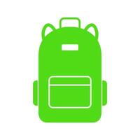 Backpack illustrated on white background vector