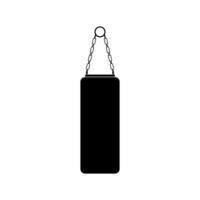 Punch bag illustrated on white background vector