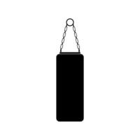 Punch bag illustrated on white background vector