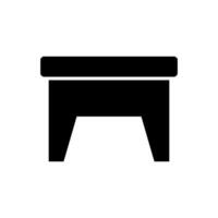 Bar stool illustrated on white background vector