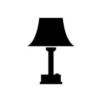 Desk lamp illustrated on white background vector