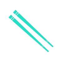 Chopstick illustrated on white background vector