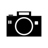 Camera illustrated on white background vector