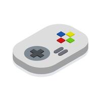 Game pad isometric on a background vector