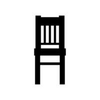 Chair illustrated on white background vector