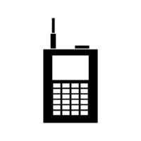 Walkie talkie illustrated on white background vector