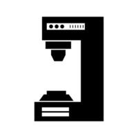 Coffee maker illustrated on white background vector