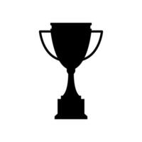 Trophy illustrated on white background vector