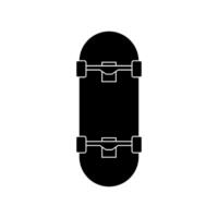 Skateboard illustrated on white background vector