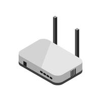 Router Icon On Background vector