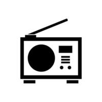 Radio illustrated on white background vector