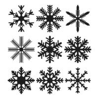 Snowflake illustrated on white background vector