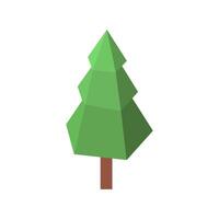 icono de árbol sobre fondo blanco vector