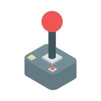 Game pad isometric on a background vector