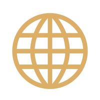 Vector planet pictogram globe vector icon
