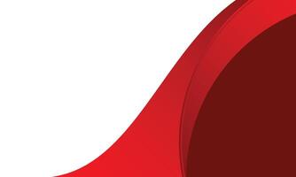 vector simple red curve background for business