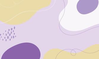 Hand drawn flat design abstract doodle background vector