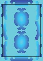 abstract wave blue vertical background vector