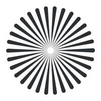 Abstract circle dotted Mandala illustration vector