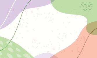 Hand drawn flat design abstract doodle background vector