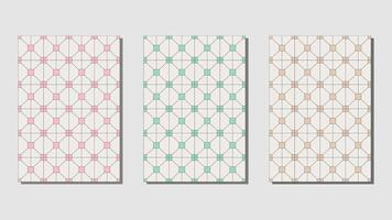 Collection of seamless vintage-style patterns, offering a textured background that exudes classic elegance vector