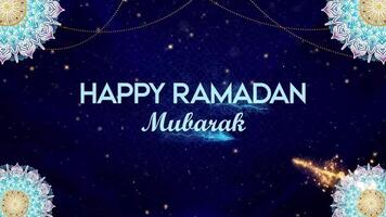 glücklich Ramadan Mubarak Gruß Video