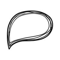 Vector speech bubble icon flat design isolated white background