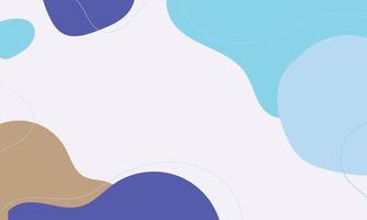 Hand drawn flat design abstract doodle background vector