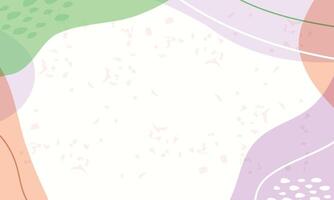 Hand drawn flat design abstract doodle background vector