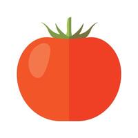 vector Fresco tomate vegetal en blanco