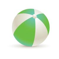 Vector beach ball on white background