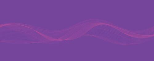 Abstract Purple Background with Waves vector