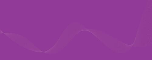 Purple background with flowing wave lines. Futuristic technology concept. Vector illustration