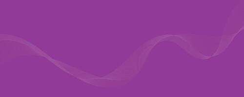 Purple background with flowing wave lines. Futuristic technology concept. Vector illustration