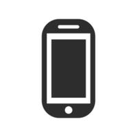 Vector of mobile phone icon on white background