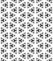 Black and white seamless abstract pattern. Background and backdrop. Grayscale ornamental design. vector