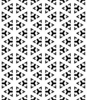 Black and white seamless abstract pattern. Background and backdrop. Grayscale ornamental design. vector