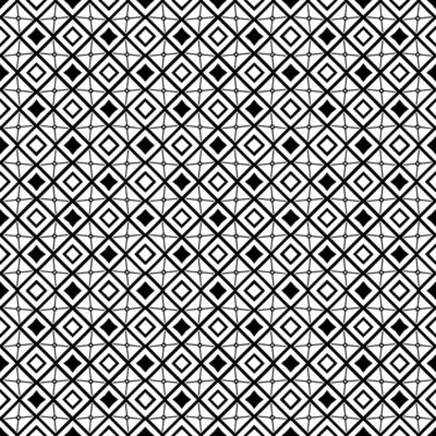 Black and white seamless abstract pattern. Background and backdrop. Grayscale ornamental design.