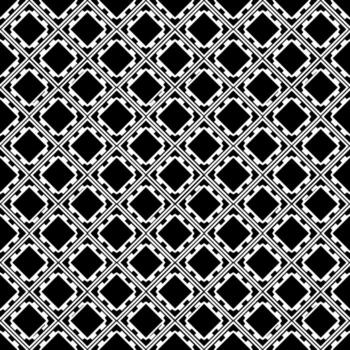 Black and white seamless abstract pattern. Background and backdrop. Grayscale ornamental design. vector