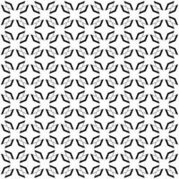 Black and white seamless abstract pattern. Background and backdrop. Grayscale ornamental design. vector