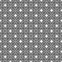 Black and white seamless abstract pattern. Background and backdrop. Grayscale ornamental design. vector