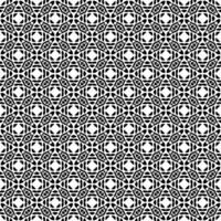 Black and white seamless abstract pattern. Background and backdrop. Grayscale ornamental design. vector